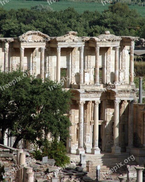 Ephesus Temple Of Artemis World's Wonder Ruins Columns