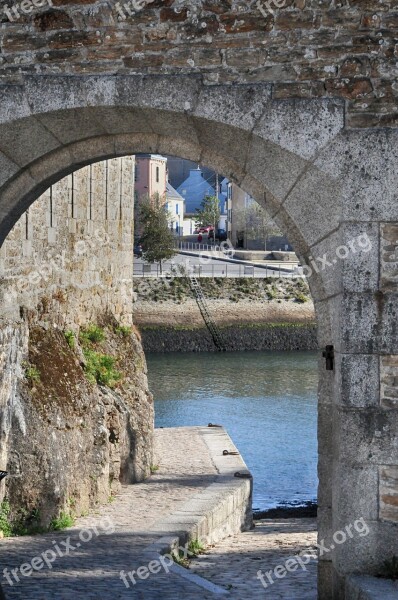 Rampart Door Wharf Finistère Brittany