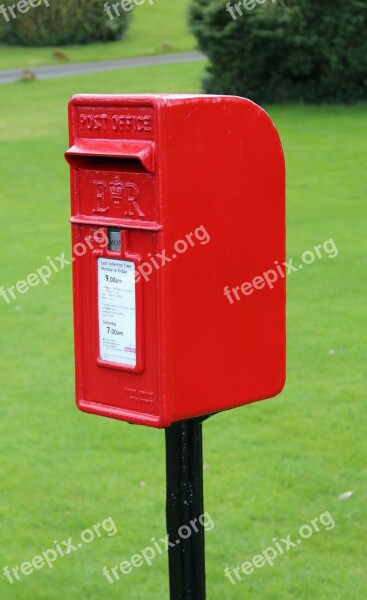 Post Box Red Post Box Mail