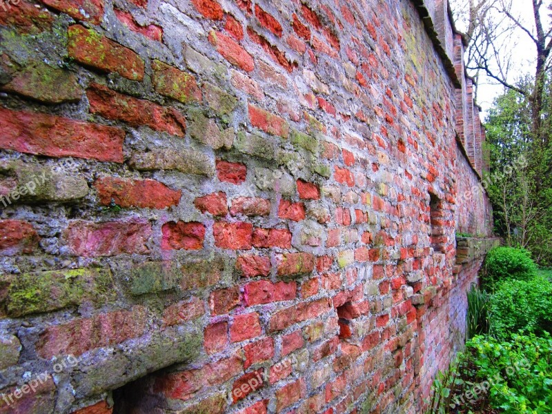 City Wall Stone Wall Wall Historically Middle Ages