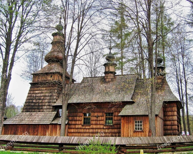 Church Wooden Church Orthodox Church Wooden Architecture Monument