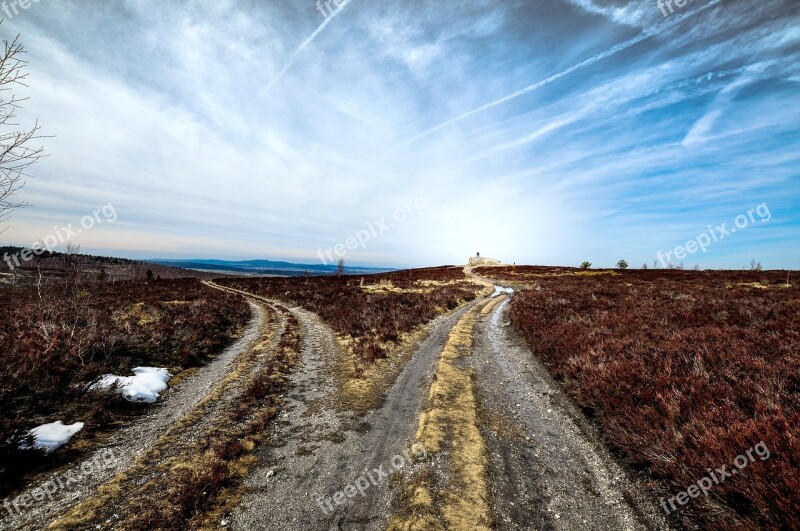 Path Sky Landscape Nature The Vegetation