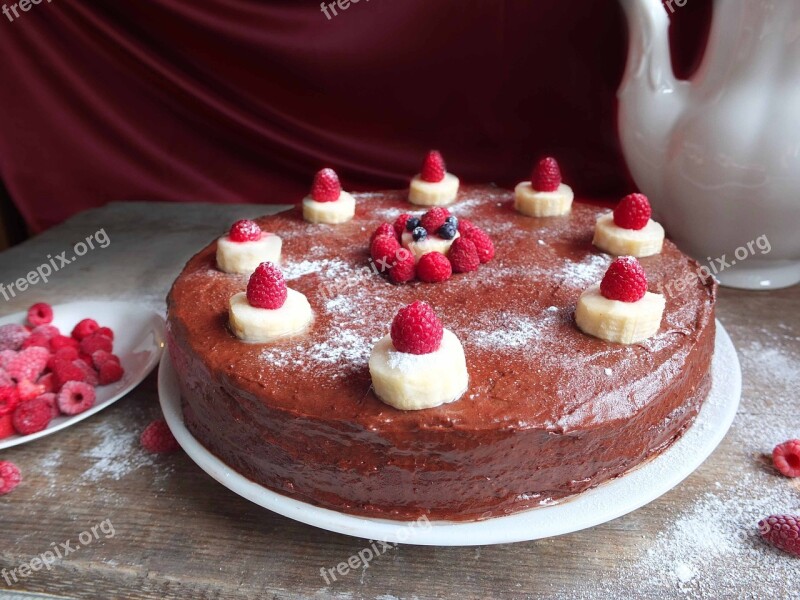 Cake Dessert Eating Sweets Cake With Cream