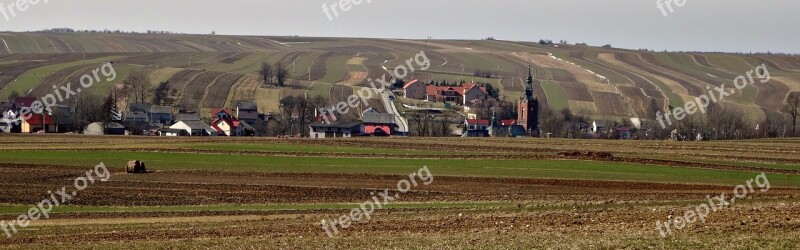 Fields Poland Agriculture Poland Village The Cultivation Of