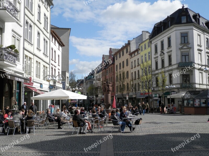 Frankfurt Bornheim Terrace Sun Sky