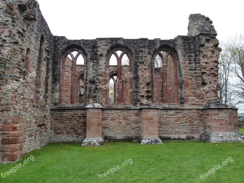 Church Ruins Scotland Decay Architecture Ruin