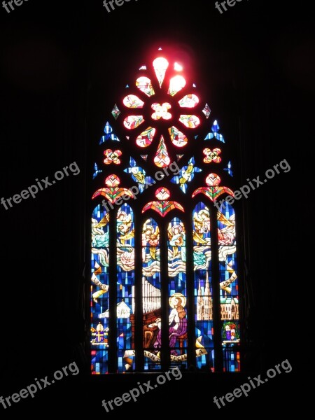 Church Window Stained Glass Stained Glass Window