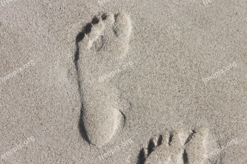 Foot Human Sand Personal Shadow