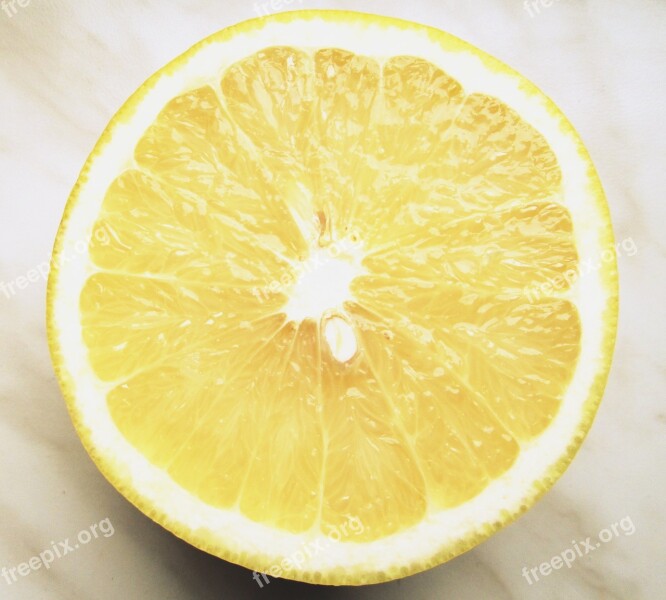 Lemon Fruit Tropical Fruit Vitamins Nature