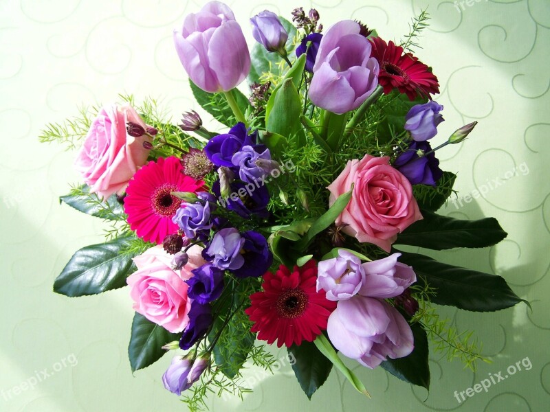 Flower Bouquet Color Cut Flower Free Photos