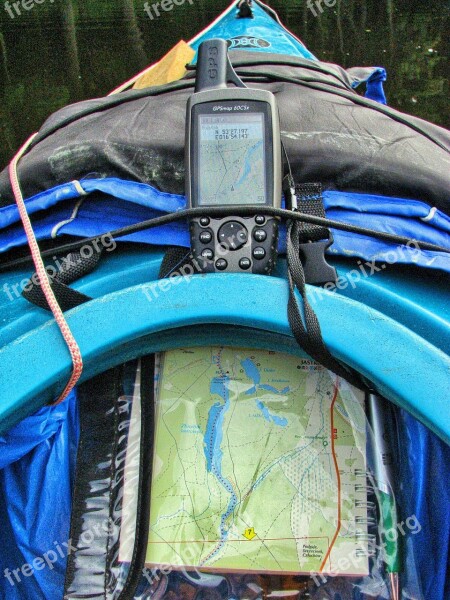 Gps Map Kayak Navigation Tourism