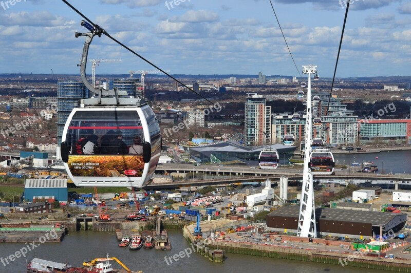 Gondola London View Sun Spring