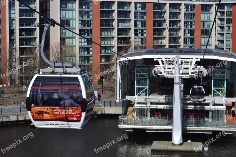 Gondola London View Sun Spring