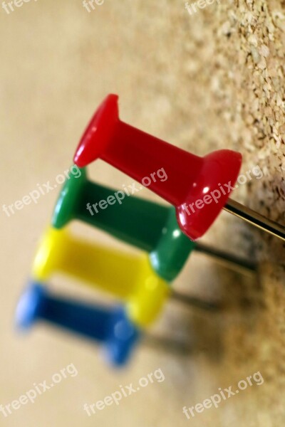 Tacks Colorful Green Pin Board Office