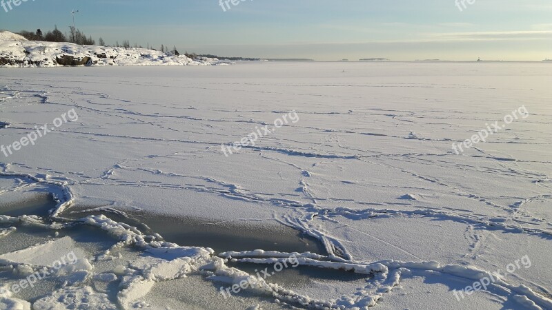 Pack Ice Sea Ice Icy Sea Landscape