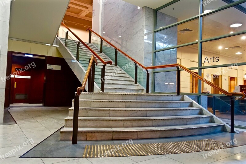 Stairs Stairwell Stairway Interior Handrail