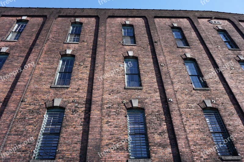 Building Brick Windows Brick Wall Building Construction