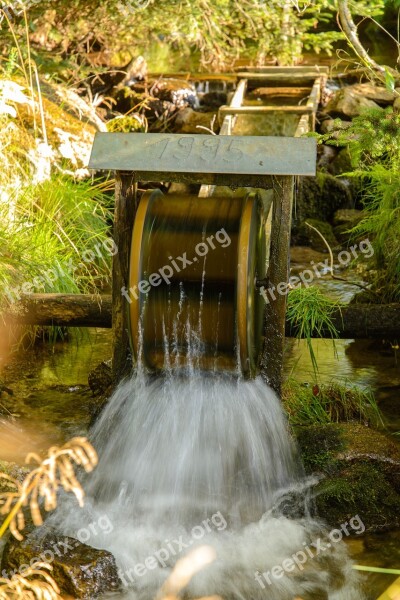 Waterwheel Water Bach Nature River