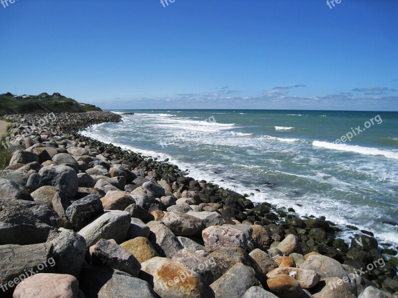 Lønstrup Harrerenden Coastal Protection Skagerak Denmark Sea