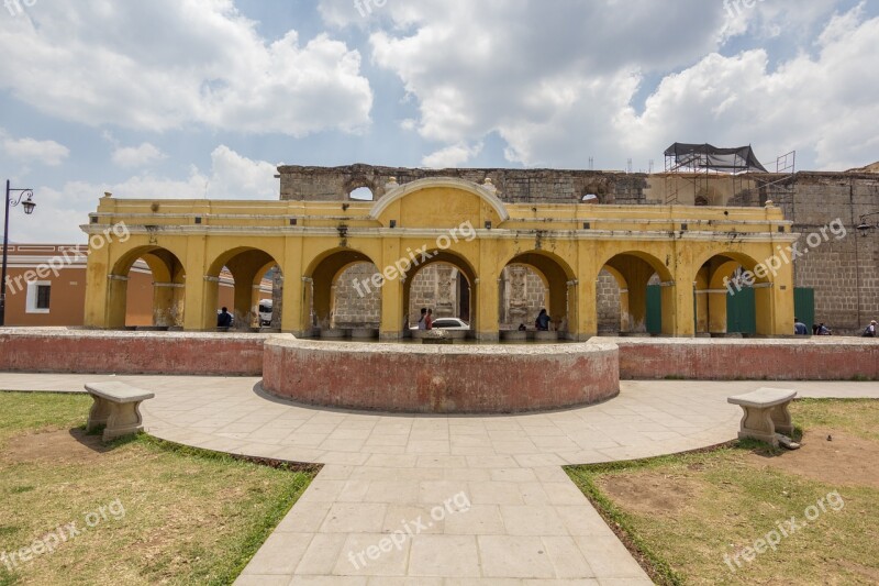 Guatemala Antigua Guatemala Doors Old Old Building