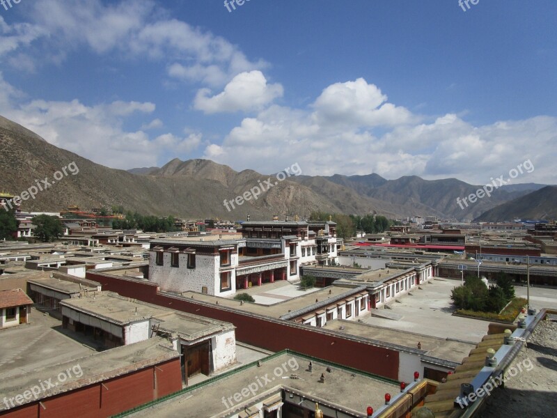 Labrang Is Tibetan Buddhism In Gannan Prefecture Free Photos