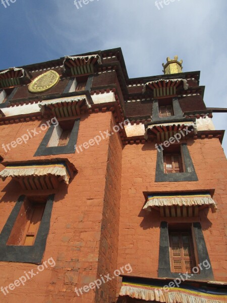 Labrang Monastery Labuleng Si Tibetan Buddhism In Gannan Prefecture Free Photos