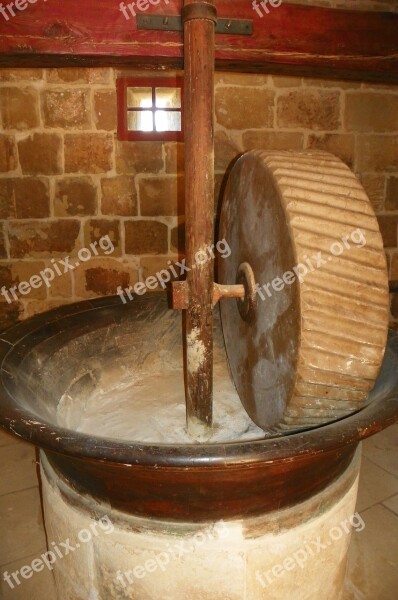 Flour Mill Millstone Stone Grinding