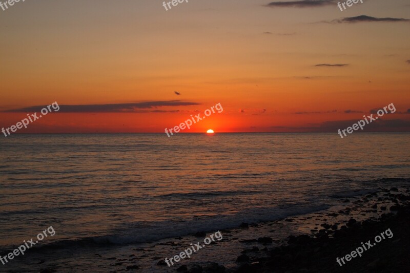 Black Sea Anapa Big Utrish Cumberland Cove Sunset