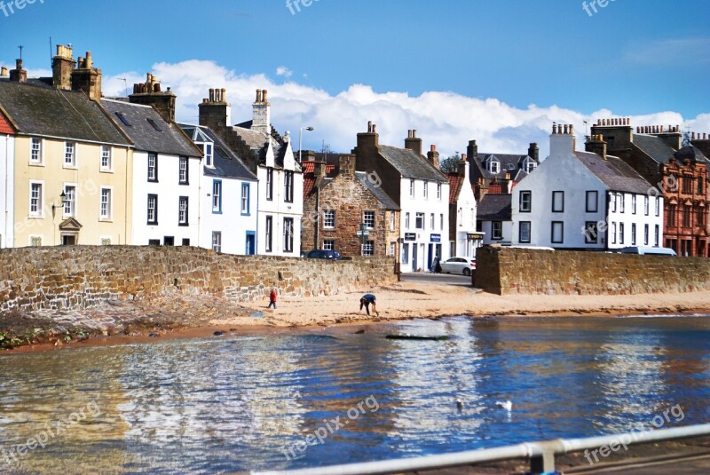 Anstruther Beach Fife Scotland Coast East