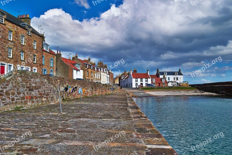 Harbour Anstruther Cellardyke Sea Jetty