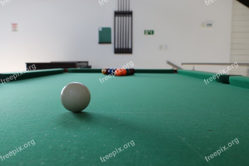 Pool Table Game Sport Friends Recreation