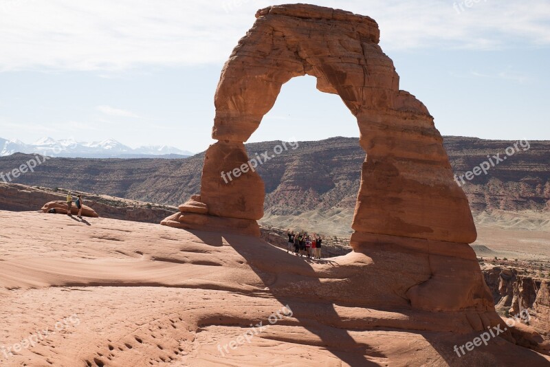 Utah Arches National Park Delicate Arch Tourism Natural