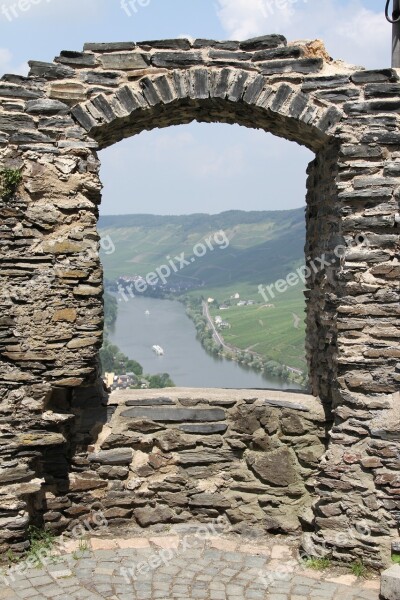 Bernkastel Mosel River Castle River Free Photos