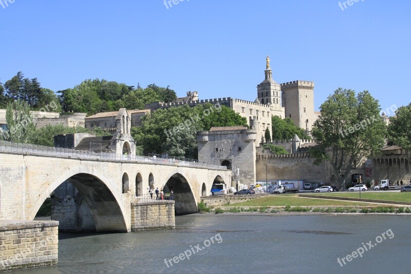 Avignon River Provence France Rhône