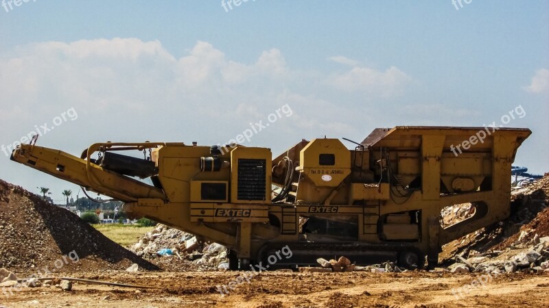 Crusher Heavy Machine Equipment Machinery Free Photos