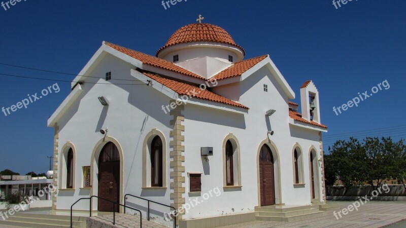 Cyprus Liopetri Church Orthodox Architecture