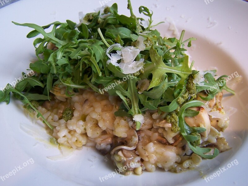 Risotto Food Italian Food Rice Rocket