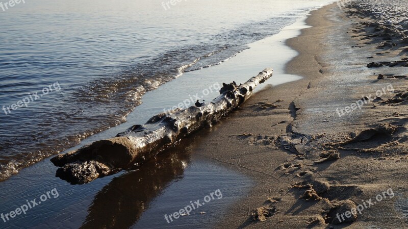 Beach Sea The Baltic Sea The Waves Sand