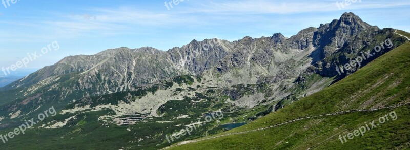 Tatry Poland Landscape Nature The High Tatras