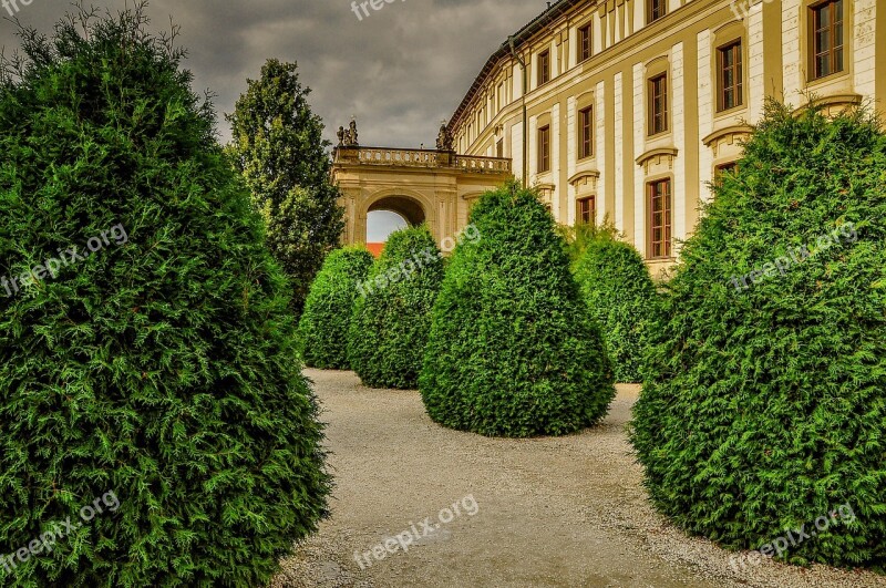 Garden Prague Castle Park Czech