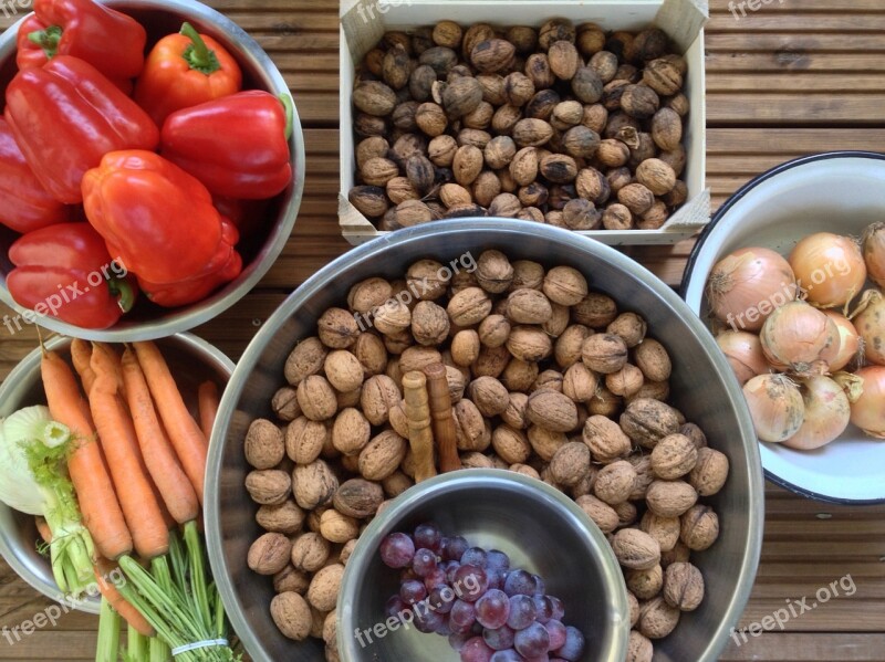 Nuts Vegetables Balcony Fresh Free Photos