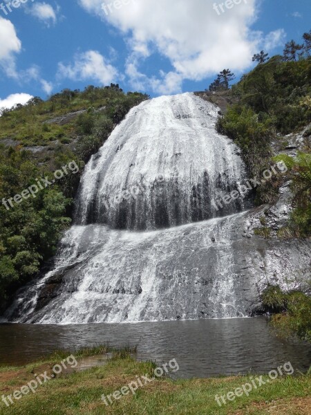 Waterfall Urubici Also-of-bride Free Photos