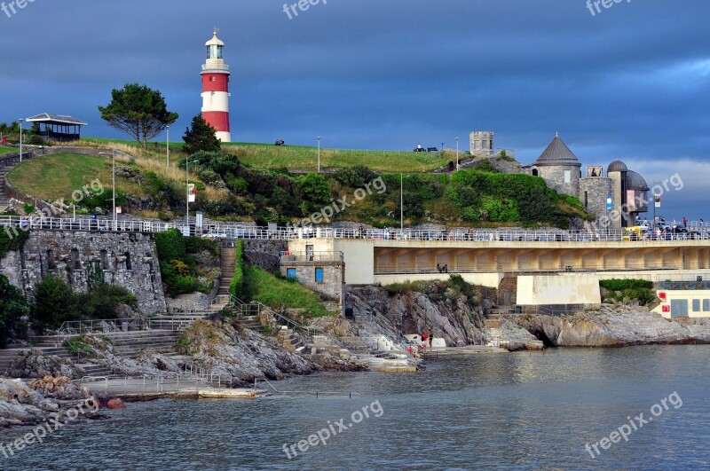 Plymouth England Great Britain Devon Lighthouse