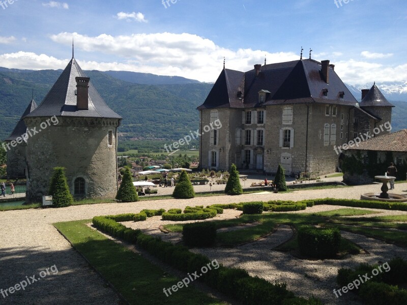 Castle Touvet Isère France Rhône-alpes Region