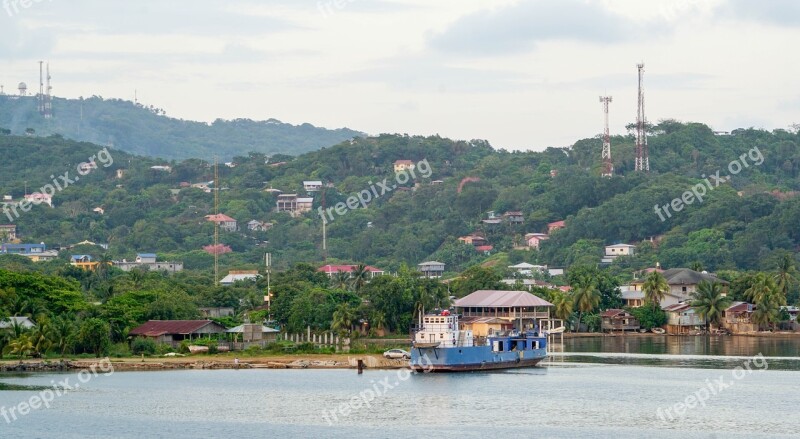 Roatan Honduras Port Tropical Caribbean