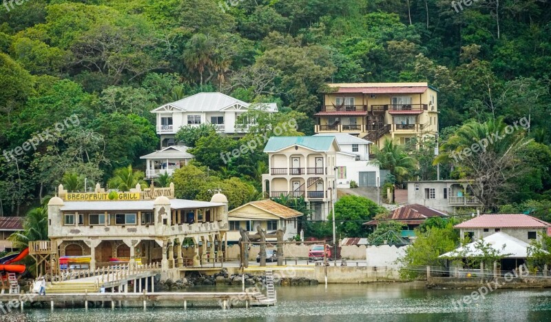 Roatan Honduras Port Tropical Caribbean