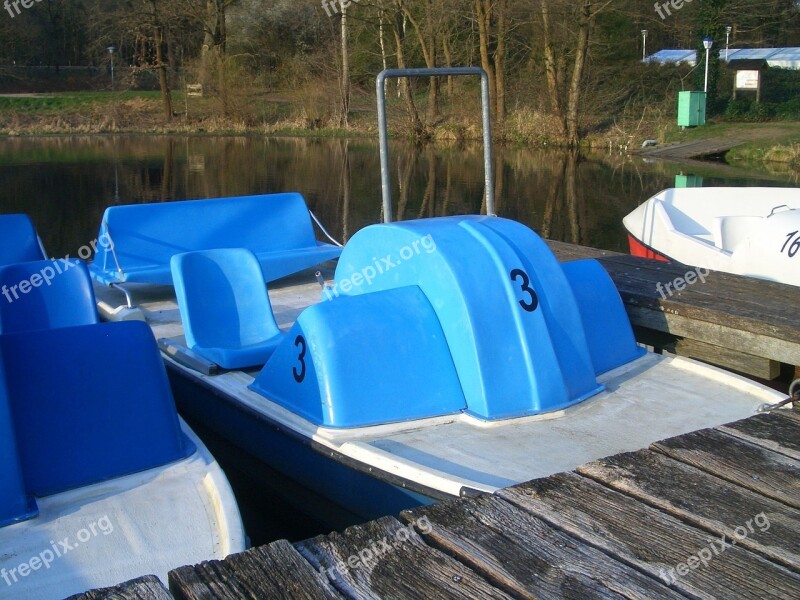 Pedal Boat Water Lake Leisure Sport