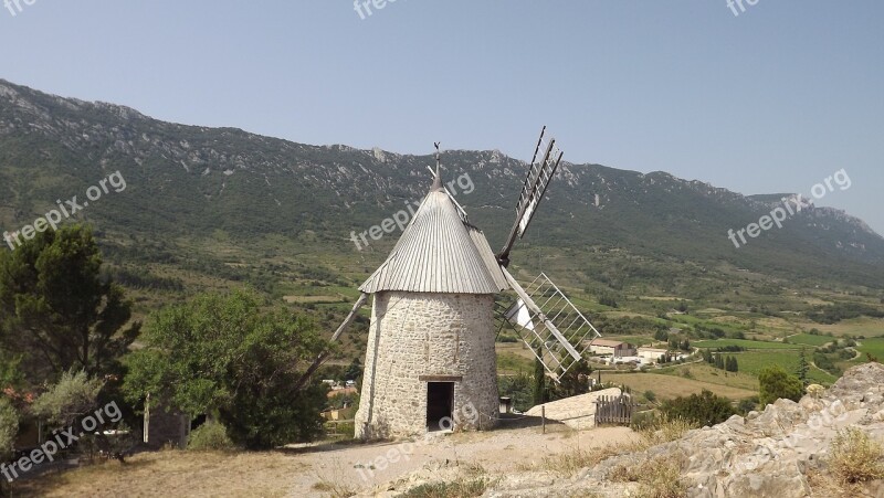 Mill Aude Landscape Cathar Cathar Country