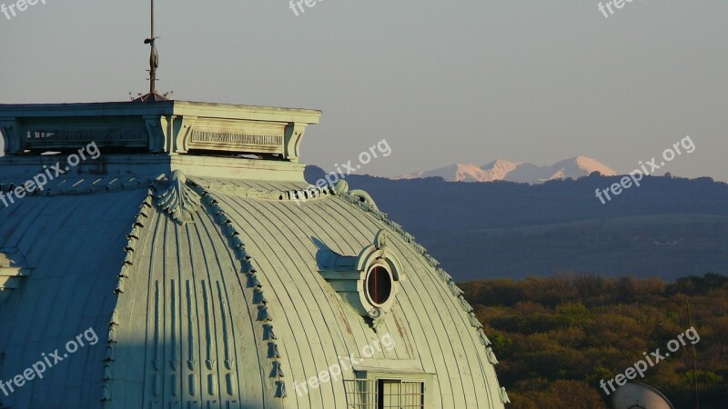 Bulgaria Sofia The Sofia University Architecture Mountain