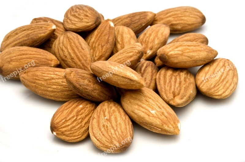 Almonds Dried Almonds Food Nut Snack